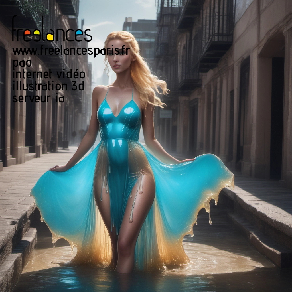 Pao mise en page internet vidéo illustration 3d serveur IA générative AI freelance paris studio de création magazines mprmts30